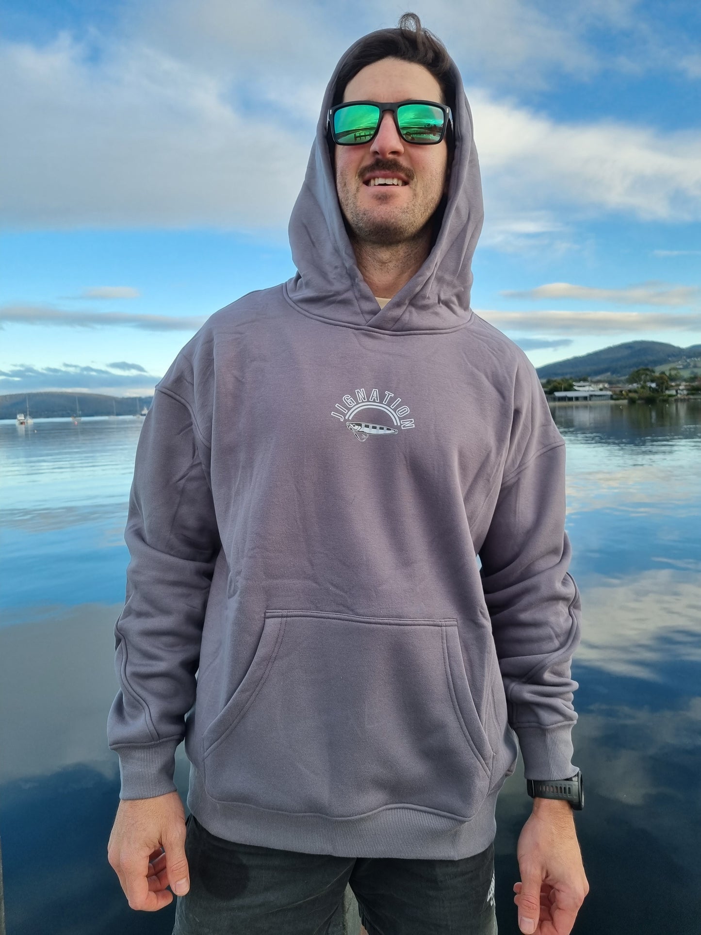 Jignation Oversize Chilly Days Hoodie Grey