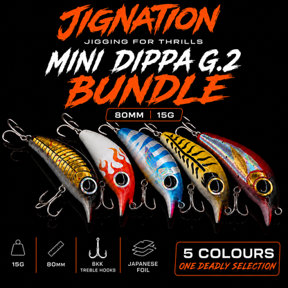 Mini Dippa G.2 Resin Jerkbait BUNDLE