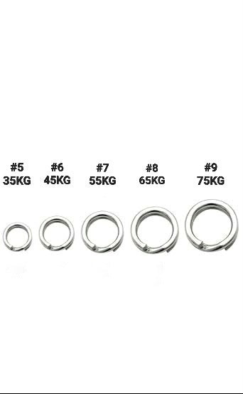 HD SS Split Rings