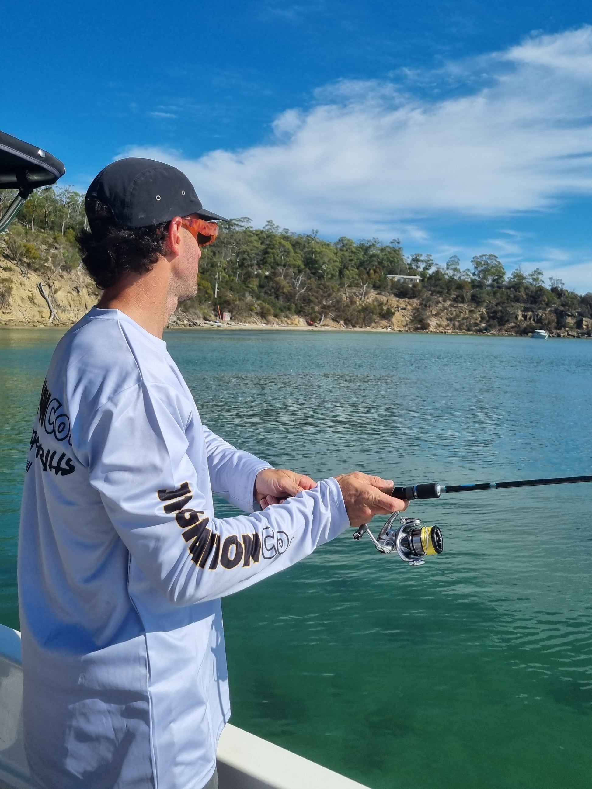 Jignation Performance Fishing Jersey SPF50+ Grey