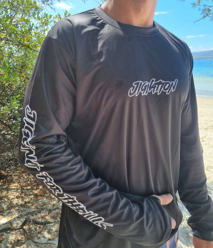 CREW NECK FISHING JERSEY - KING OF KINGS SPF50+