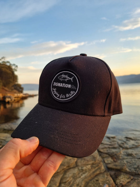 Jignation Thrill Seeker Snapback Cap Black Hat