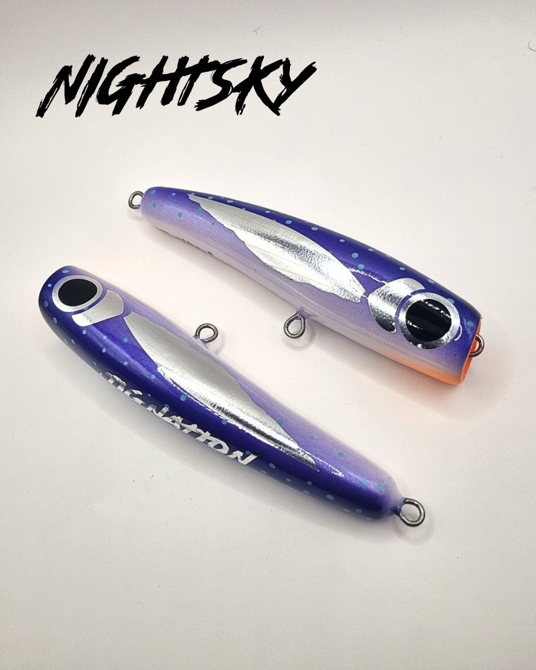 Jignation Diving Popper Stickbait Nightsky Top