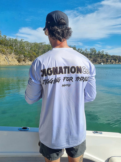 Jignation Performance Fishing Jersey SPF50+ Patone Grey