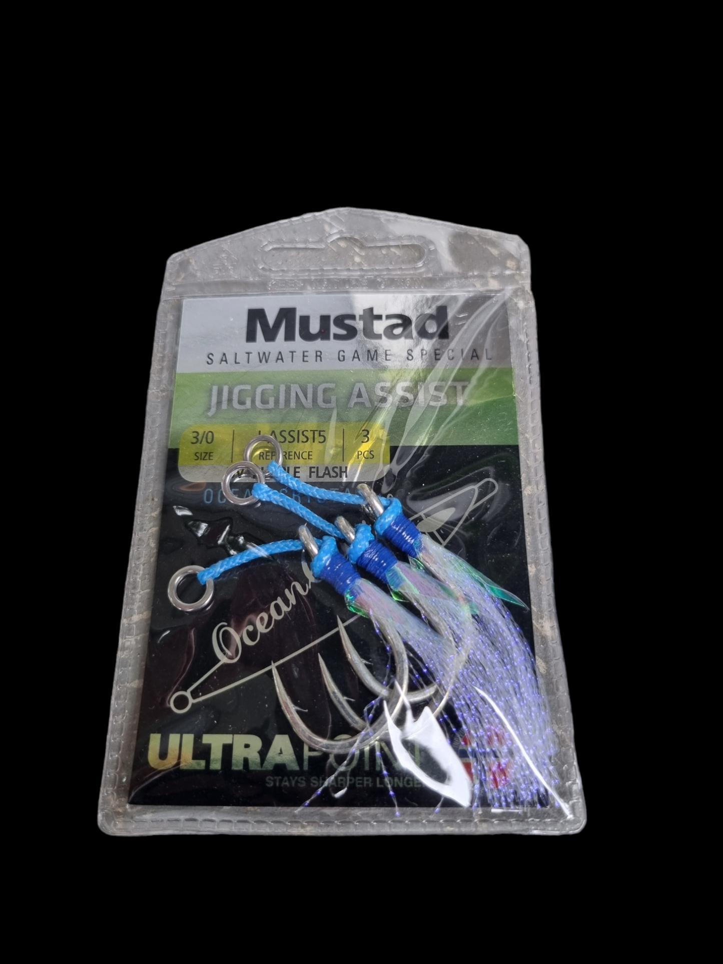 Mustad Ocean Crystal Jigging Assist Single Hook