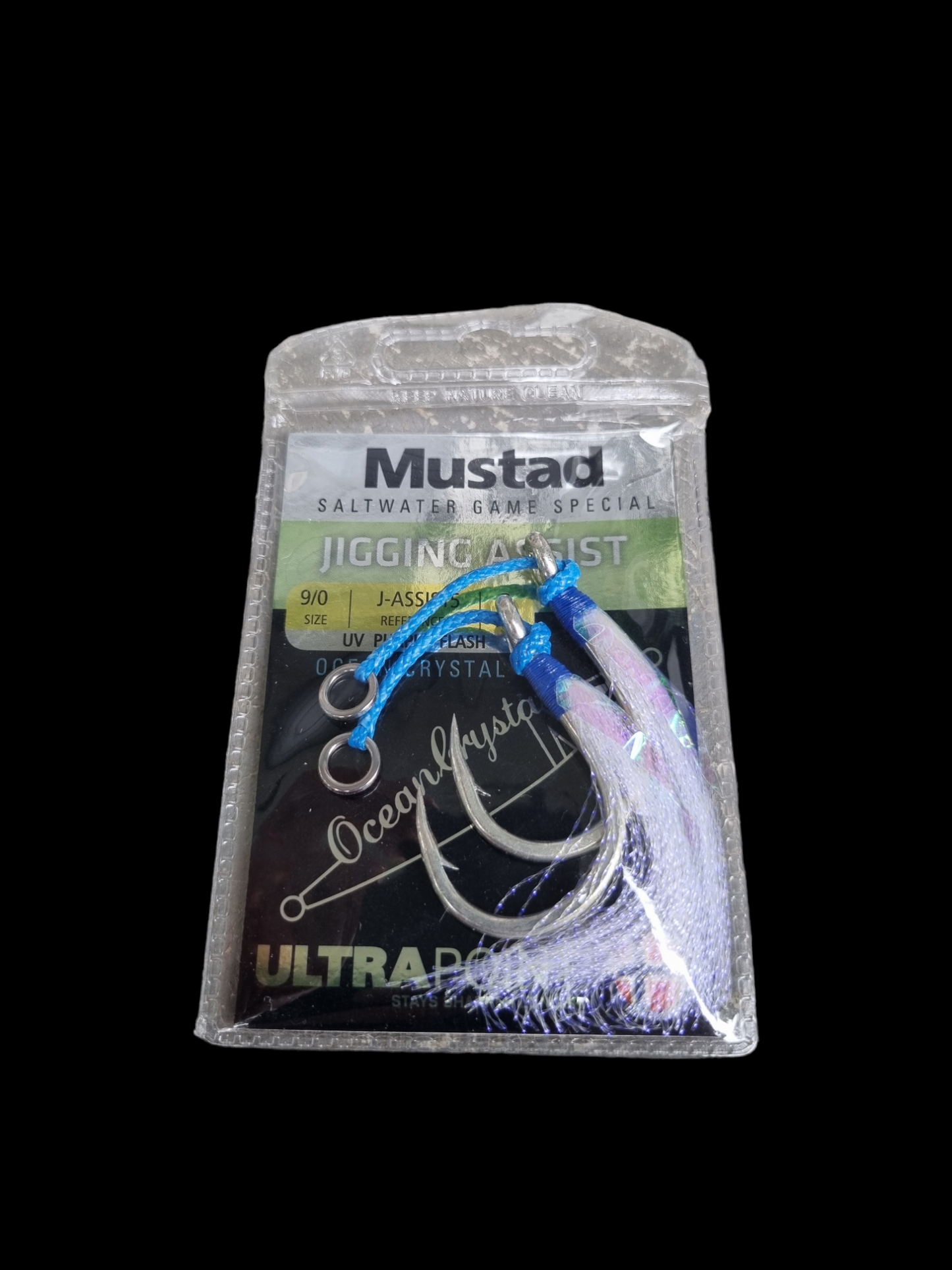 Mustad Ocean Crystal Jigging Assist Single Hook